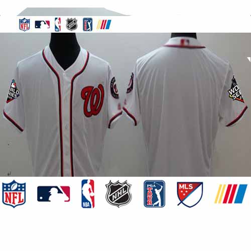 Personalized ationals Blank White Flexbase Authentic Collection 2019 World Series Champions Stitched Baseball Jersey