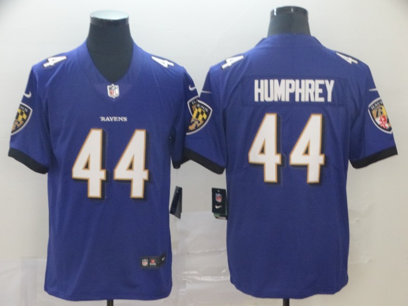 Personalized Ravens 44 Marlon Humphre Purple Untouchable Limited Jersey