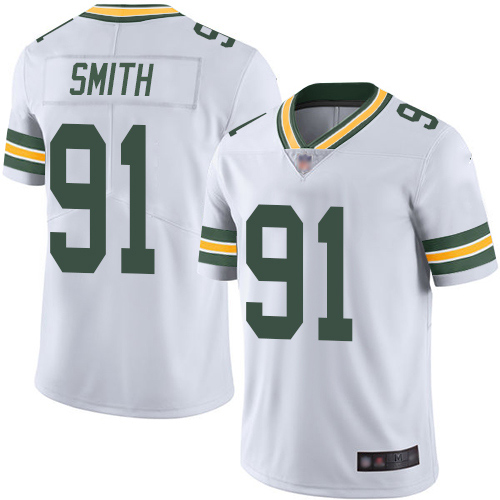 Personalized Packers #91 Preston Smith White Men’s Stitched Football Untouchable Limited Jersey