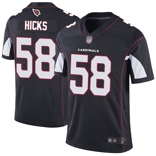 Personalized Cardinals #58 Jordan Hicks Black Alternate Men’s Stitched Football Untouchable Limited Jersey