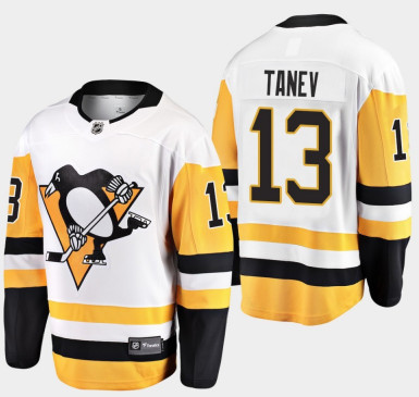 Personalized Penguins 13 Brandon Tanev Yellow Stitched NHL Jersey (2)