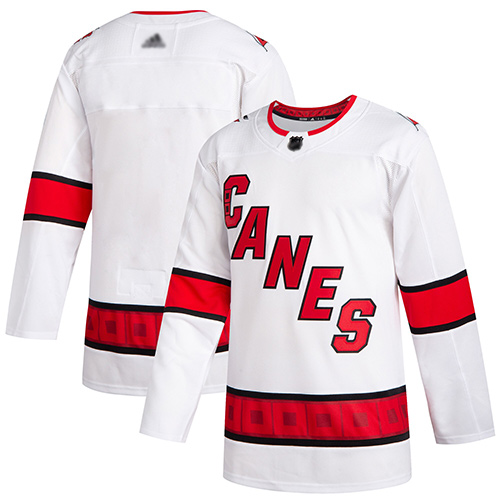 Personalized Hurricanes Blank White Road Authentic Stitched Hockey Jersey