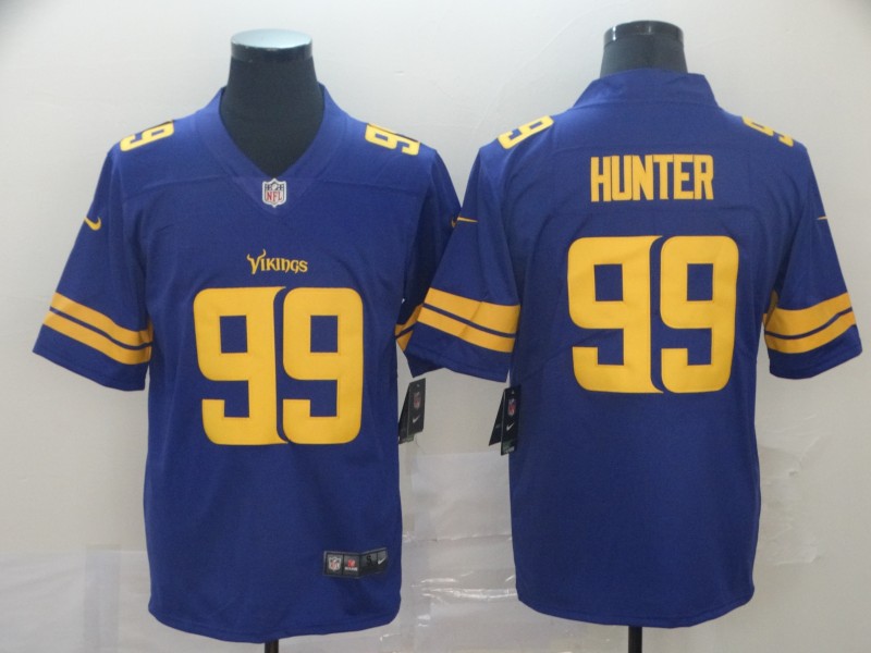Personalized Vikings 99 Danielle Hunter Purple Color Rush Limited Jersey
