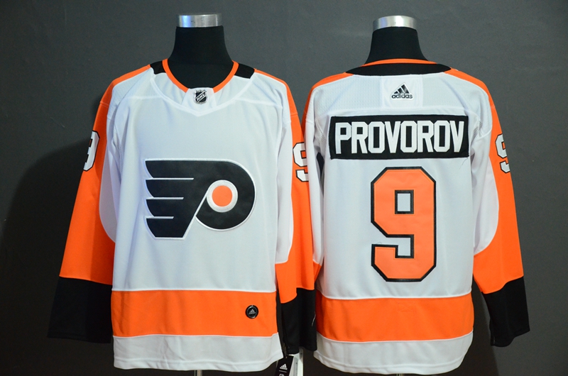 Personalized Flyers 9 Ivan Provorov White Jersey