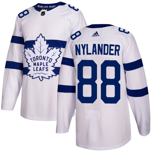 Personalized Maple Leafs #88 William Nylander White Authentic 2018 Stadium Series Stitched Hockey Jersey