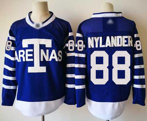 Personalized Maple Leafs #88 William Nylander Blue Authentic 1918 Arenas Throwback Stitched Hockey Jersey