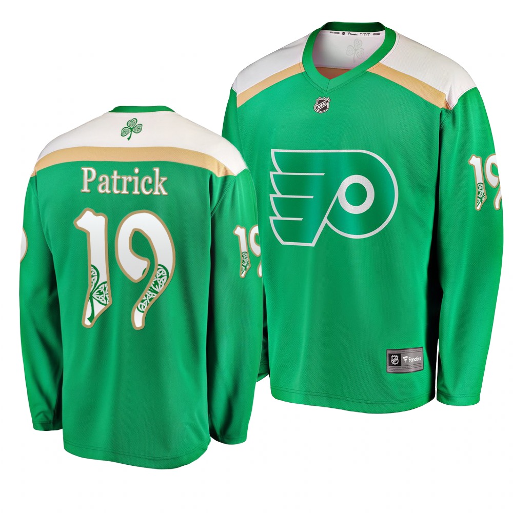 Personalized Flyers 19 Nolan Patrick Green 2019 St. Patrick’s Day Jersey