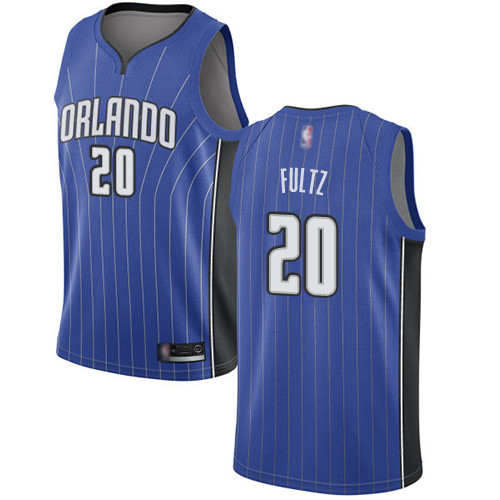 Personalized Magic #20 Markelle Fultz Royal Basketball Swingman Icon Edition Jersey