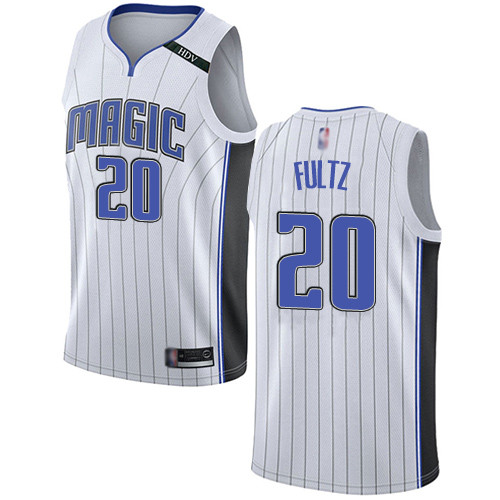 Personalized Magic #20 Markelle Fultz White Basketball Swingman Association Edition Jersey