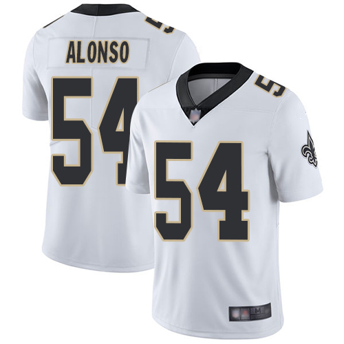 Personalized Men’s New Orleans Saints #54 Kiko Alonso White Untouchable Limited Jersey