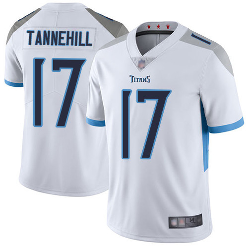 Personalized Titans #17 Ryan Tannehil White Youth Stitched Football Untouchable Limited Jersey