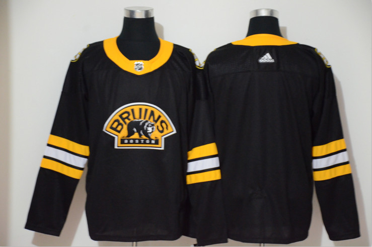 Personalized Bruins Blank Black 3rd Jersey