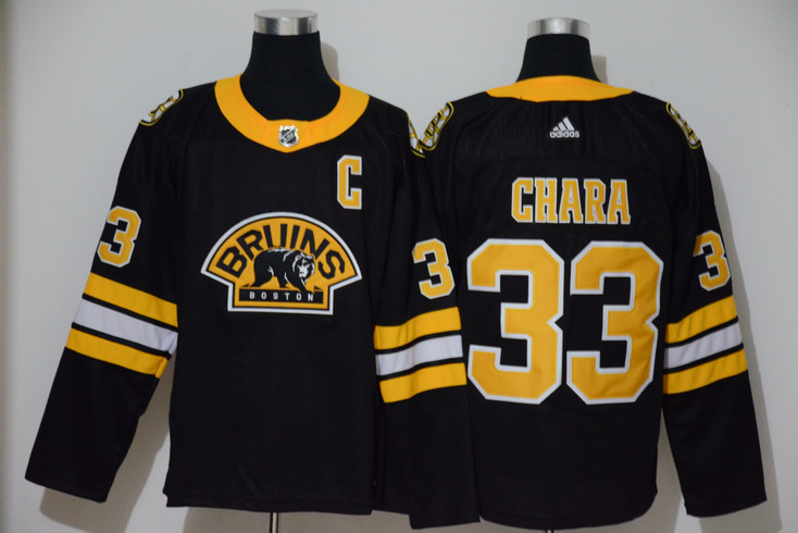 Personalized Bruins 33 Zdeno Chara Black 3rd Jersey