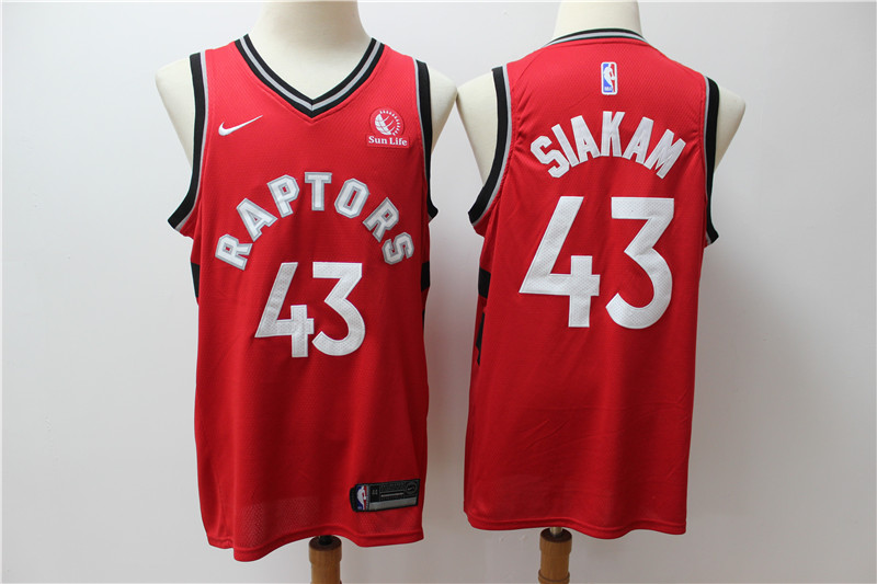 Personalized Raptors 43 Pascal Siakam Red Swingman Jersey