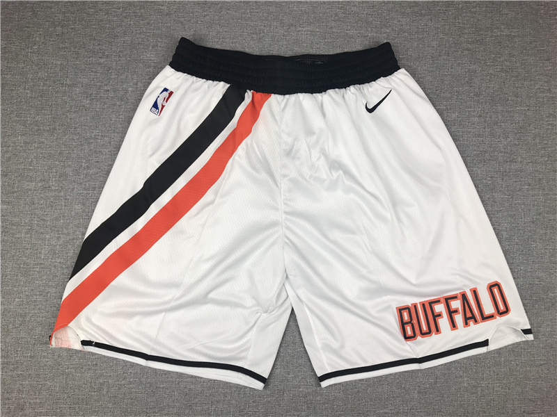 Personalized Clippers White Throwback Shorts