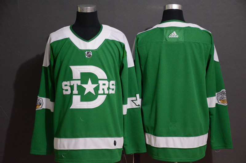 Personalized Stars Blank Green 2020 Winter Classic Jersey