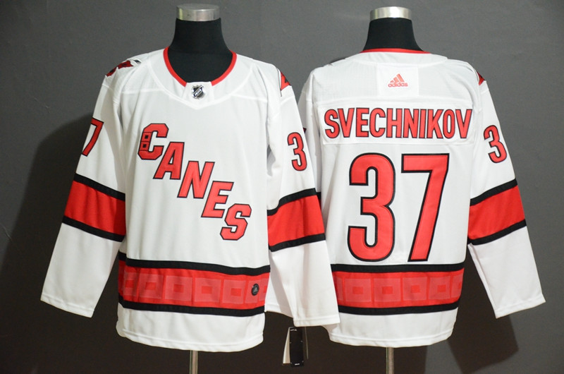 Personalized Rangers 37 Andrei Svechnikov White Jersey