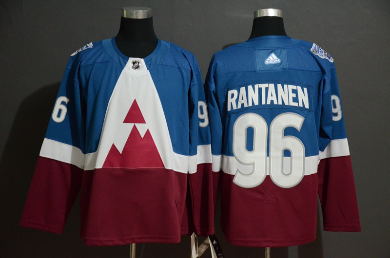 Personalized Avalanche 96 Mikko Rantanen Blue Red 2020 NHL Stadium Series Jersey