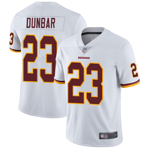 Personalized Redskins #23 Quinton Dunbar White Men’s Stitched Football Untouchable Limited Jersey