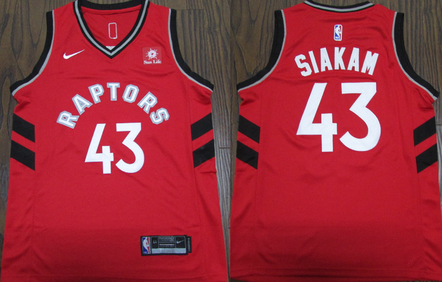 Personalized Raptors 43 Pascal Siakam Red Swingman Jersey