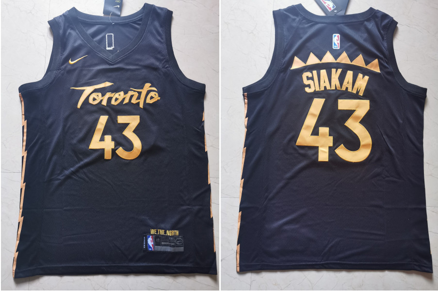 Personalized Raptors 43 Pascal Siakam Black 2019-20 City Edition Swingman Jersey