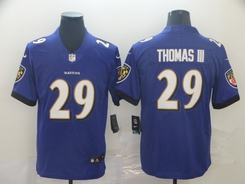 Personalized Ravens 29 Marlon Humphrey Purple Untouchable Limited Jersey