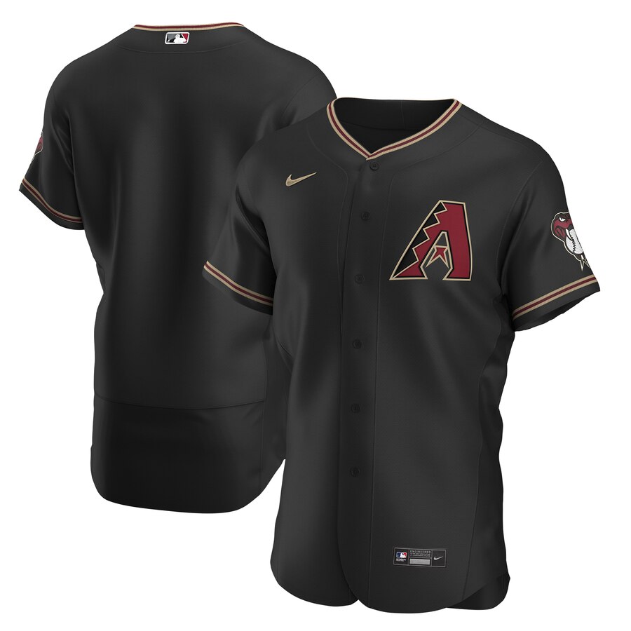 Personalized Diamondbacks Blank Black 2020 Flexbase Jersey