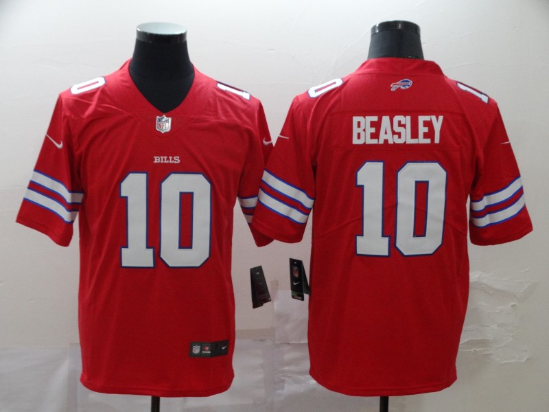 Personalized Bills 10 Cole Beasley Red Untouchable Limited Jersey