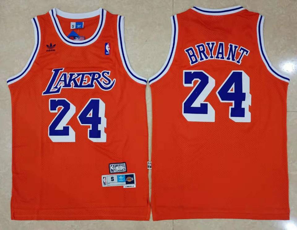 Personalized Lakers Bape 24 Kobe Bryant Red Hardwood Classics Jersey