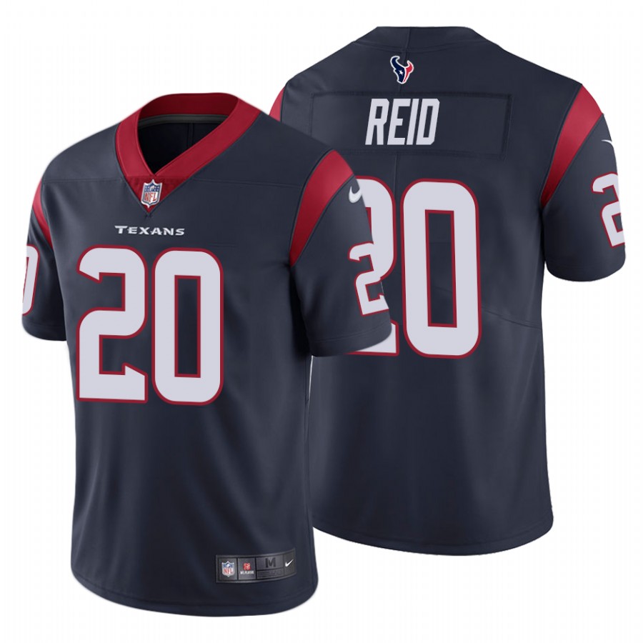 Personalized Texans 20 Justin Reid Navy Untouchable Limited Jersey