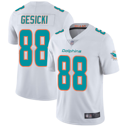 Personalized Dolphins 88 Mike Gesicki White Untouchable Limited Jersey