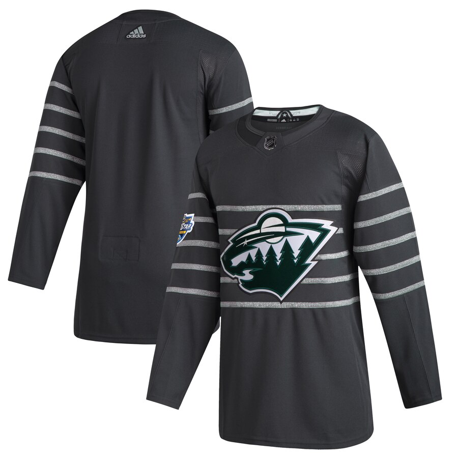 Personalized Wild Blank Gray 2020 NHL All-Star Game Jersey