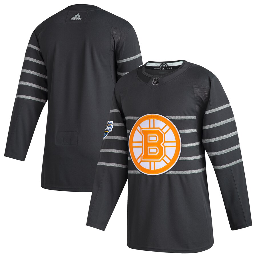 Personalized Bruins Blank Gray 2020 NHL All-Star Game Jersey