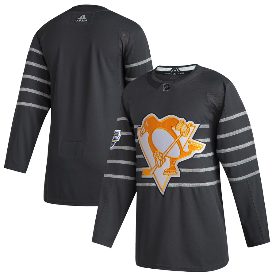Personalized Penguins Blank Gray 2020 NHL All-Star Game Jersey