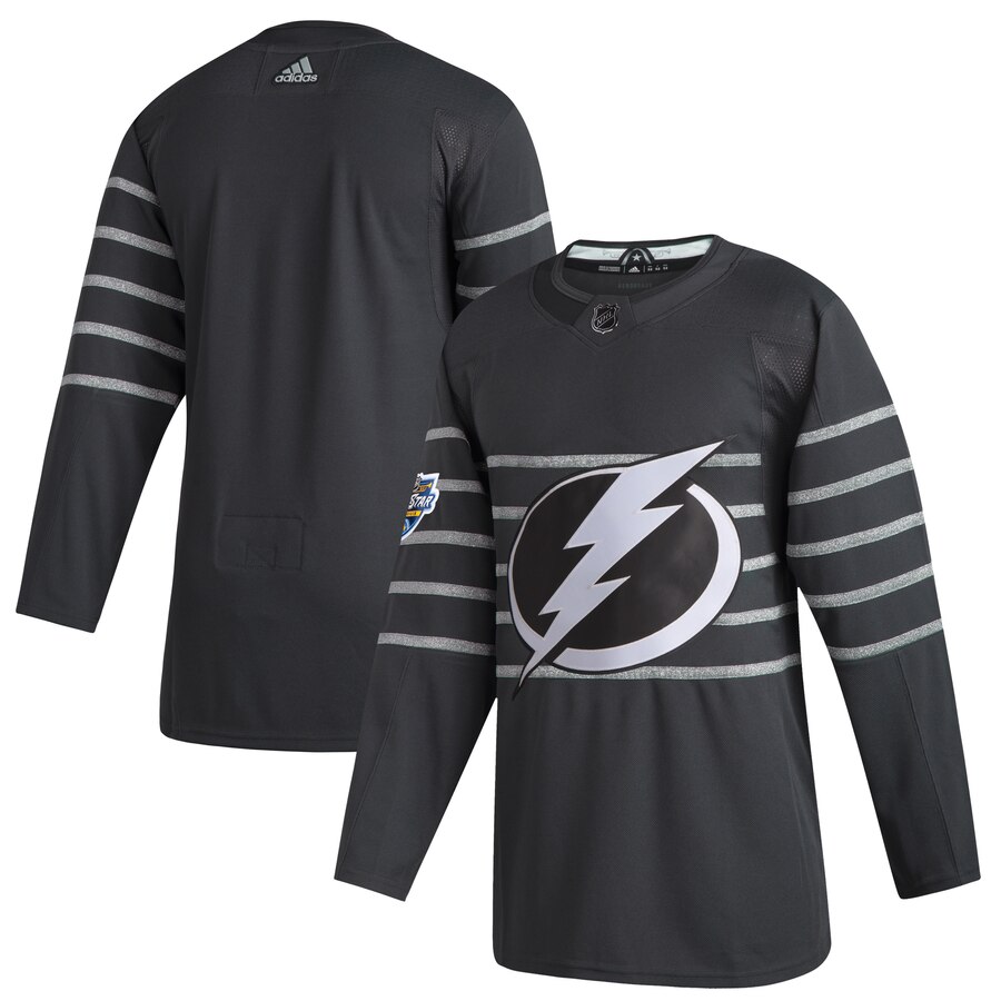 Personalized Lightning Blank Gray 2020 NHL All-Star Game Jersey