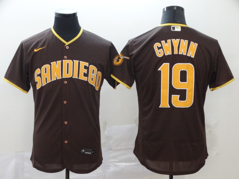 Personalized Padres 19 Tony Gwynn Brown 2020 Flexbase Jersey