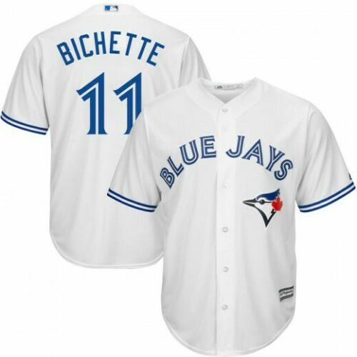 Personalized Blue Jays 11 Bo Bichette White Cool Base Jersey