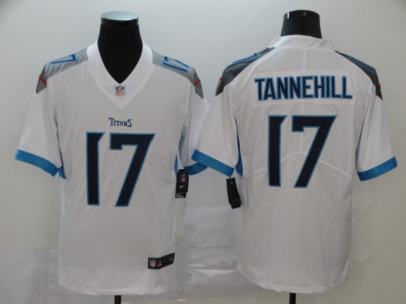 Personalized Titans 17 Ryan Tannehill White Untouchable Limited Jersey