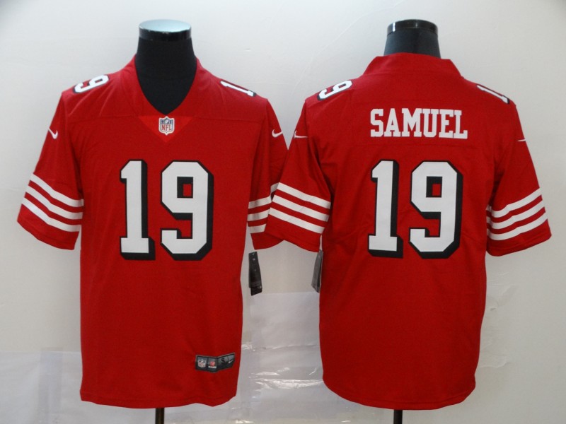 Personalized 49ers 17 Emmanuel Sanders Red Color Rush Untouchable Limited Jesey