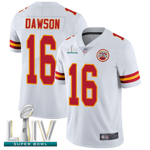 Personalized Chiefs #16 Len Dawson White Super Bowl LIV Bound Men’s Stitched Football Untouchable Limited Jersey