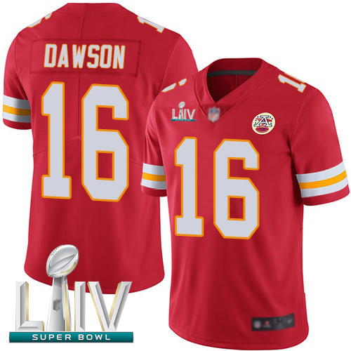 Personalized Chiefs #16 Len Dawson Red Team Color Super Bowl LIV Bound Men’s Stitched Football Untouchable Limited Jersey