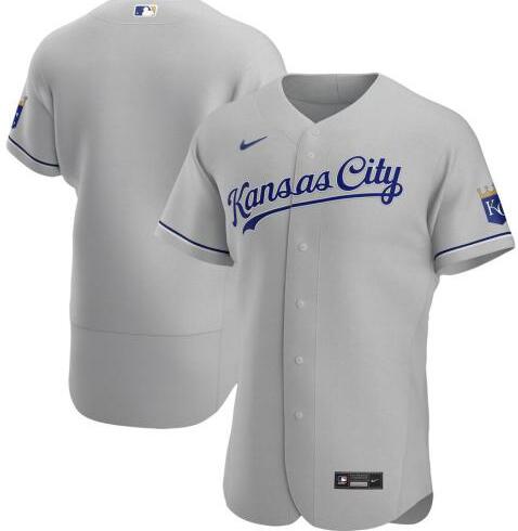 Personalized Royals Blank Gray 2020 Flexbase Jersey