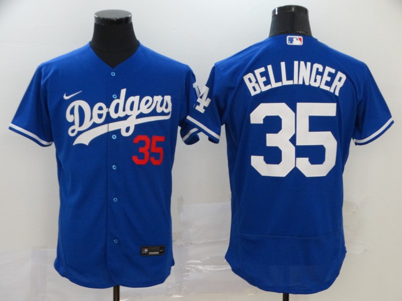 Personalized Dodgers 35 Cody Bellinger Royal 2020 Flexbase Jersey