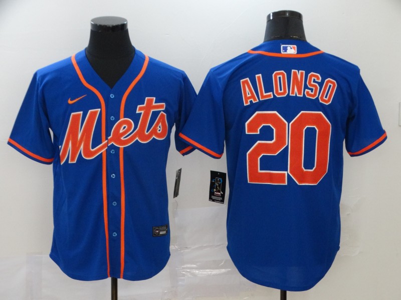 Personalized Mets 20 Pete Alonso Royal 2020 Flexbase Jersey