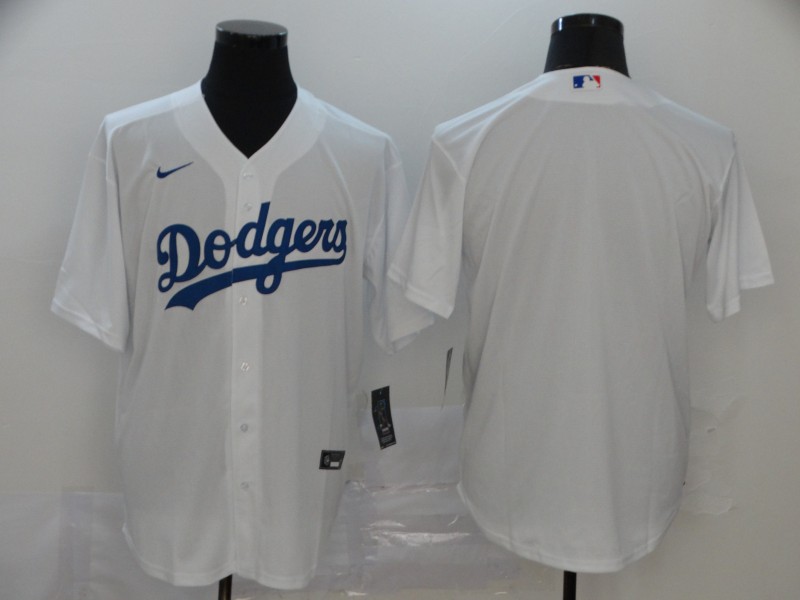 Personalized Dodgers Blank White 2020 Cool Base Jersey