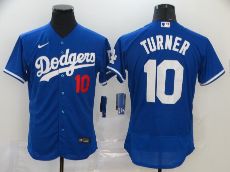 Personalized Dodgers 10 Justin Turner Royal 2020 Flexbase Jersey
