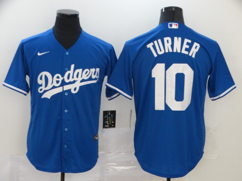 Personalized Dodgers 10 Justin Turner Royal 2020 Cool Base Jersey