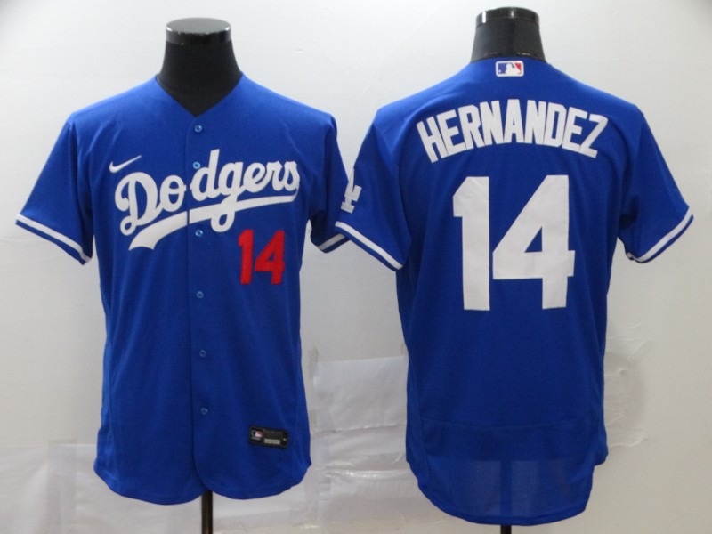 Personalized Dodgers 14 Enrique Hernandez Royal 2020 Flexbase Jersey