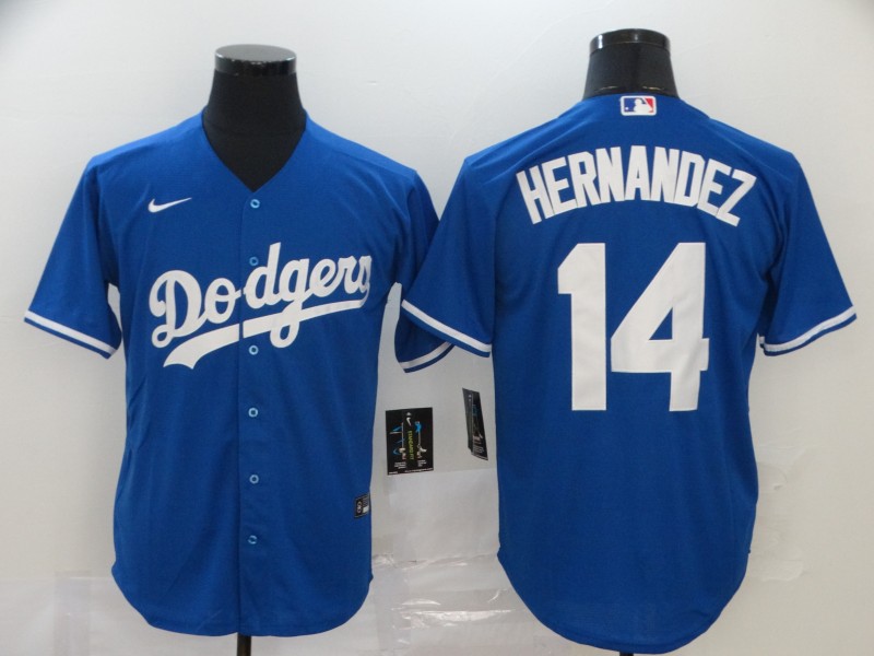 Personalized Dodgers 14 Enrique Hernandez Royal 2020 Cool Base Jersey
