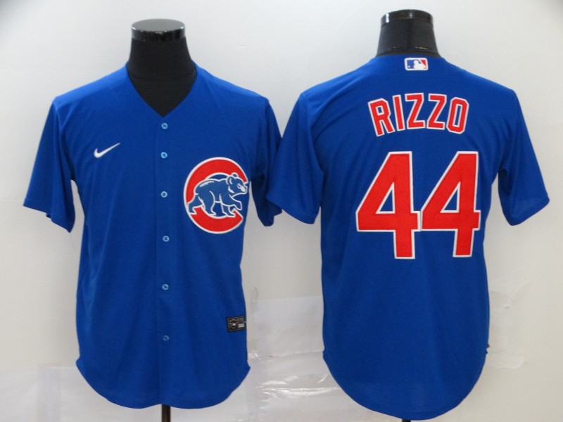 Personalized Cubs 44 Anthony Rizzo Royal 2020 Cool Base Jersey